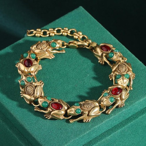 Vintage toad bracelet - vintage,