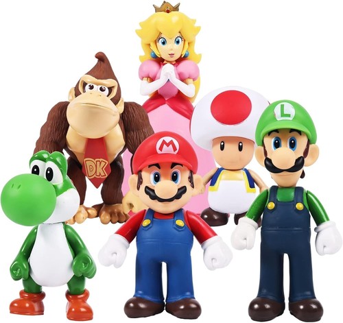 6pcs large mario - large, gift