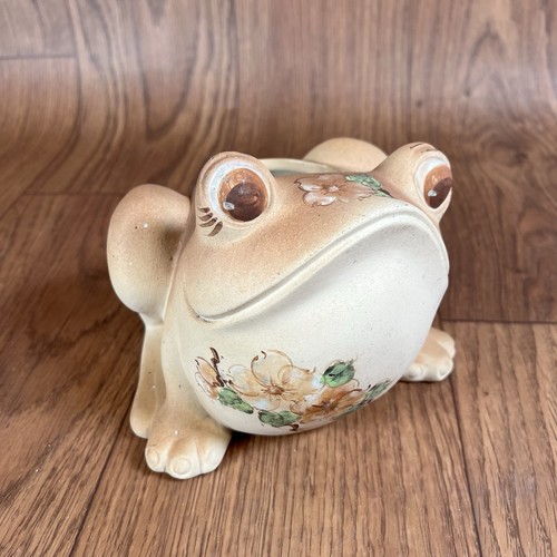Vintage 1970s clay frog - 1970s, toad