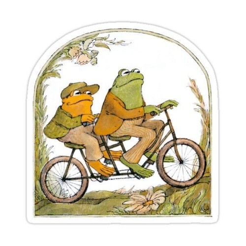 Frog and toad vinyl - toad, 2"
