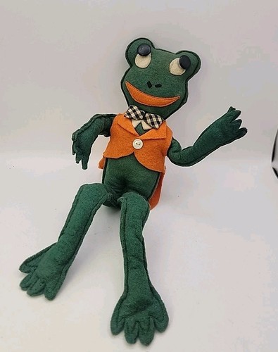 Vintage bendy wire frog - vintage, toad