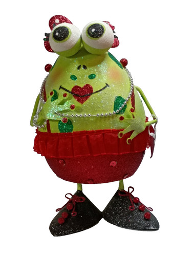 Glitzy glitter frog lady - glitzy,
