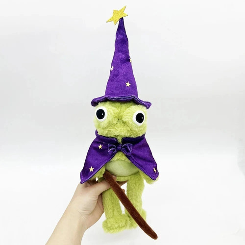 Adorable wizard frog - frog, plush