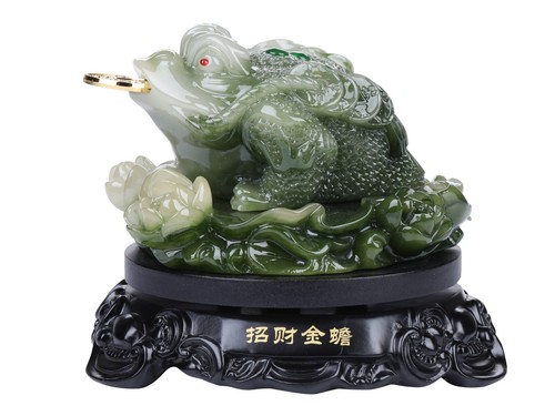 Money frog statue - money,