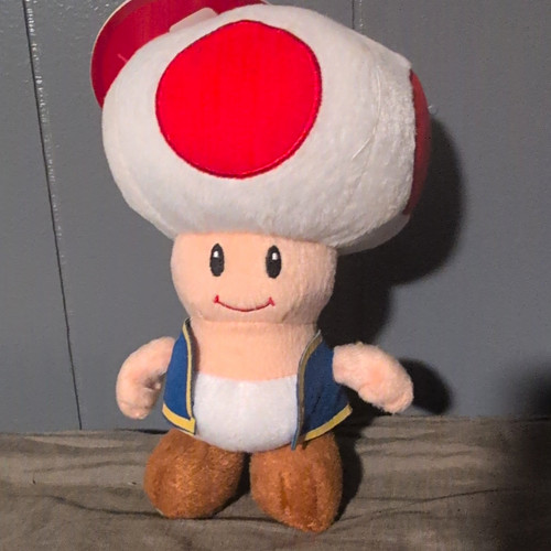 Super mario toad plush - plush, doll