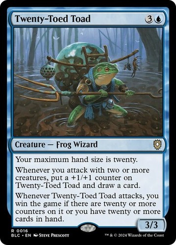 Twenty toed toad mtg - twenty-toed, toad,