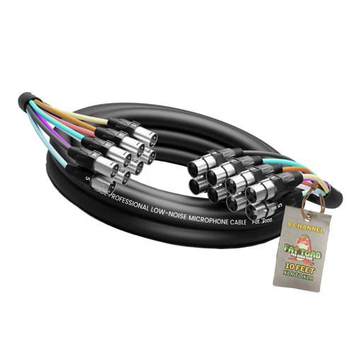 Fat toad channel xlr snake - fat,